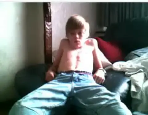 teen showing on camera