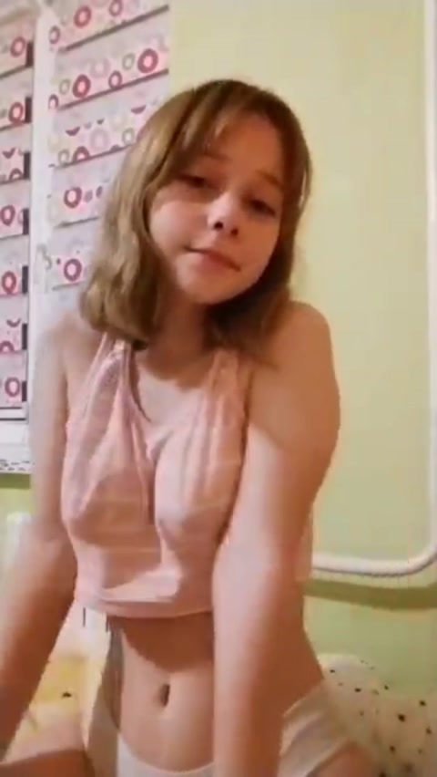 cute hot hebe teen girl shows her amazing perfect tits on camera