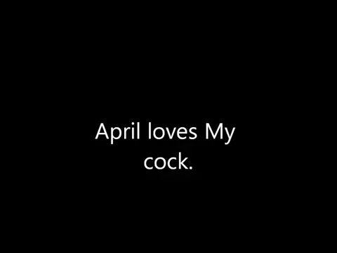 Little blonde April loves my cock