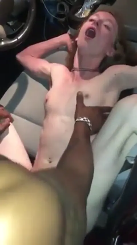 An white teen girl hardly fucked by an black man🥵