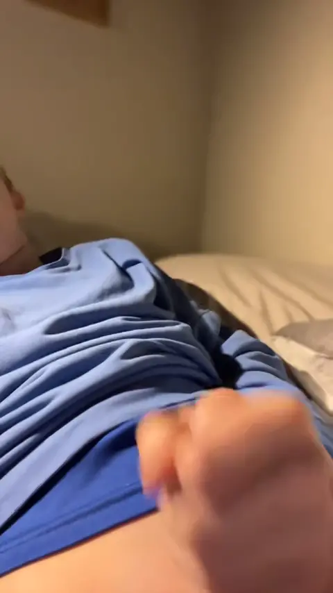 boy showing his dick and his cum