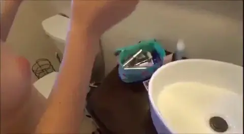 Cum in her practice
